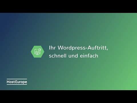 WordPress Hosting von Host Europe