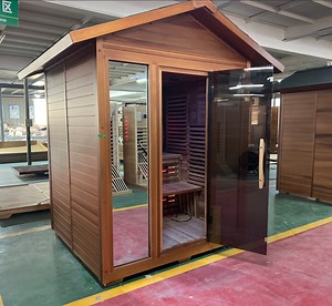 [Hot Item] Premium Wooden Sauna Room with Modern Design for Outdoor Spaces