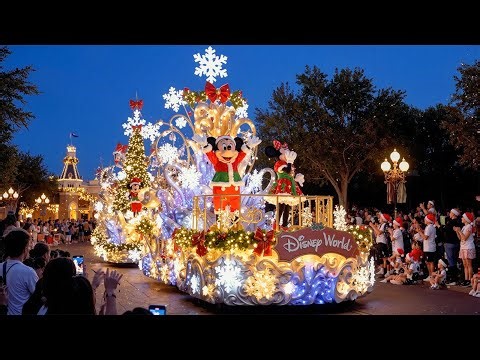[4K POV] Christmas Parade at Disneyland and Walt Disney World 2025.