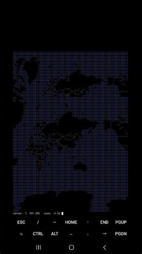 World map 😏 #Termux #WorldMap #Telnet #Coding #Android #TechHacks