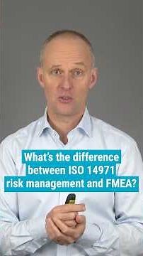 What’s the difference between ISO 14971 risk management and FMEA?