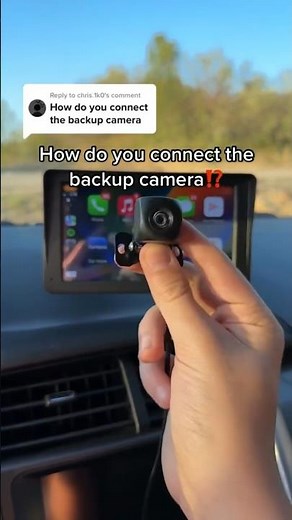 This is how to install our backup camera in less than 5min 📸✅
