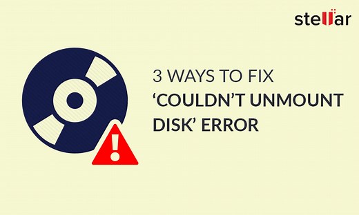 “Couldn’t Unmount Disk” Error on Mac – How to Fix
