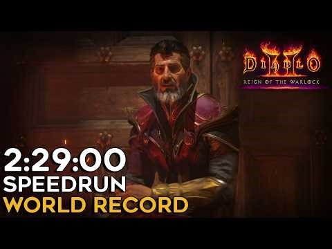 FASTEST HELL WARLOCK SPEEDRUN - 2HR 29M - WORLD RECORD (FOR NOW) | DIABLO 2 RESURRECTED
