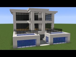 Minecraft - How to build a modern villa 2