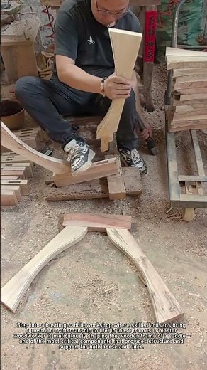 Crafting a Saddle: Handmade Woodworking in a Traditional Workshop