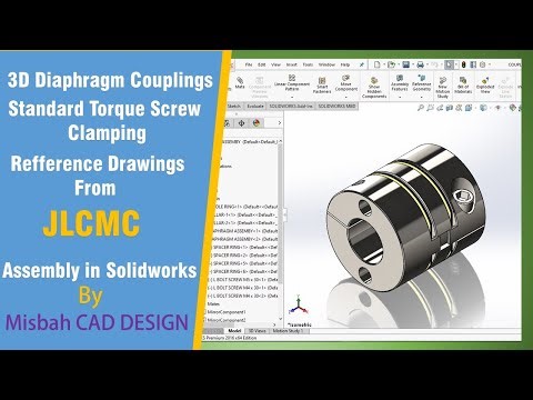Diaphragm Couplings 3D Review Exploded