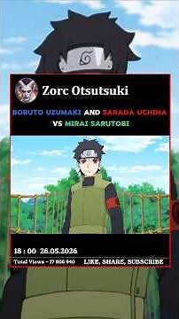 BORUTO and SARADA fight against MIRAI SARUTOBI 😱
