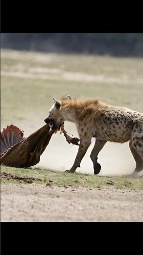 I wasn't expecting THAT sound! 💀: Hyena Laughing #shortsfeed #shorts #hyena #hyenalaugh