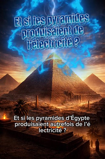 Les pyramides produisaient-elles de l’électricité ? #mystere #pyramide #egypte #histoire #theorie