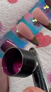 Trending Rainbow Aura | Paint My Birthday Nails With Me! 🌈🎁