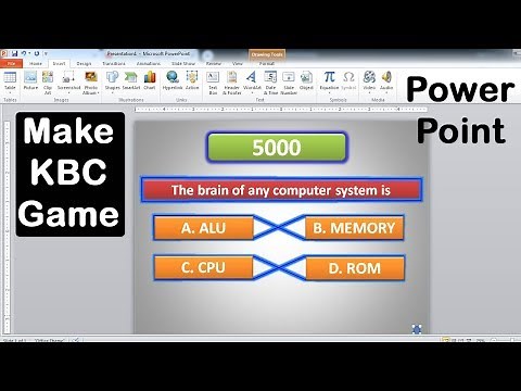 how to create a question answer presentation for beginners in PowerPoint