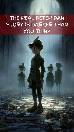 Peter Pan’s real story? It’s much darker than the fairy tale. Lost boys, heartbreak, and the truth Disney skipped! 🧚‍♂️💔 #StoryTime #CreepyTales #darkstories | Weird but True