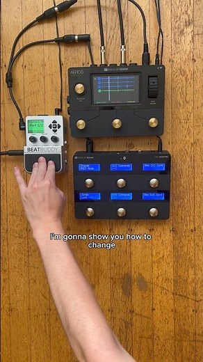How to change the Aeros Loop Studio’s MIDI mode on the fly