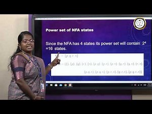 NFA to DFA Conversion(Subset Construction Method) - K Anita Davamani