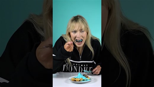 Trying blue waffle for the first time?