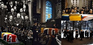 Funeral of Queen Louise of Sweden, 1965