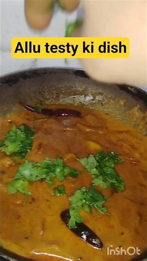 simple or easy allu ki sabji #dish #recipe #food