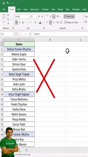 How to remove middle name in excel #exceltricks #advancedexcel #excelfunctions #excelforbeginners