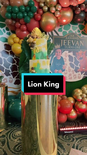 For Lion King fans only #lionking #partydecor #1stbirthday #fyp