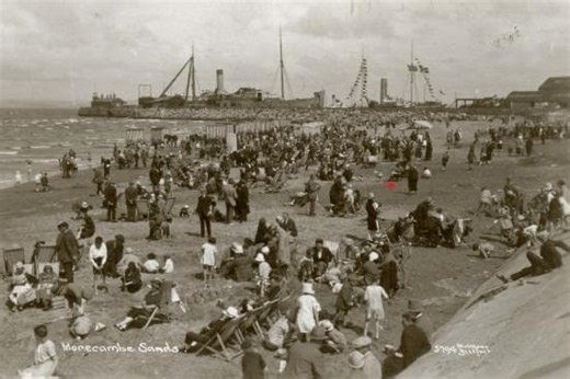 Take a step back in time with these 13 rarely seen pictures of Morecambe beach