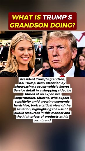 Trump's Granddaughter Kai Trump's Luxury Grocery Shopping: A Huge 7-Vehicle Convoy