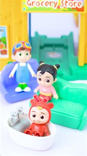 Satisfying with Unboxing & Review Vtech Cocomelon Grocery's Store Track Set | ASMR Video