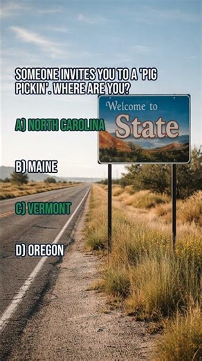 [State Pride Quiz] Pig Pickin’ or Bust. Your BBQ Is A Joke! 🐷🔥 #usa #iykyk | Trivia