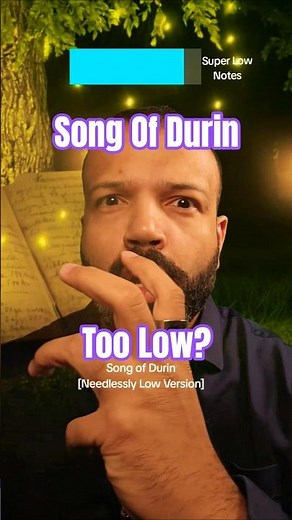 Too low? Headphones 🎧 On 🎵 Song of Durin - Basso Profundo. Clamavi De Profundis cover