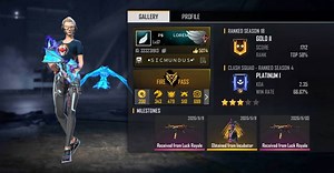 Lorem's Free Fire ID, stats, K/D ratio and more