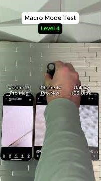 Macro Mode Test 🔍 Which Phone Is the Best? #MacroMode #CameraTest #iPhone #Samsung #Xiaomi #Tech