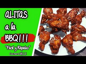 Como Hacer ALITAS ala BBQ!! (SIN HORNO 😱) | Alitas de Pollo a la BBQ peruano 🇵🇪