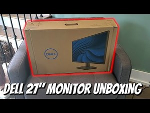 Dell 27" Monitor SE2722HX - Unboxing and setup