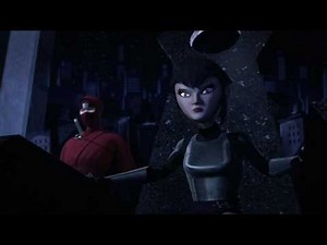 TMNT 2012 Karai and Shinigami vs Super Shredder