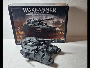 Warhammer Horus Heresy Kratos Assault Tank Unboxing, Building and Magnetizing.
