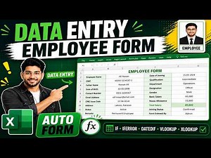 Create Employee Database with Automatic Data Entry in Excel