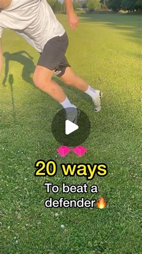 ElevatePerformance on Instagram: "20 ways to beat a defender🔥 Here’s 20 skills that you can use to beat a defender in a match! These skills are not overly advanced, but can be really effective at deceiving defenders in 1V1 situations. As always, make sure to practice these skills as much as possible during your training, so that when it comes to match day, you feel comfortable and confident to pull them out🙌🏻 #football #footballtraining #soccertraining #footballskills #soccerskills #skillmove