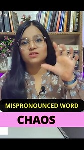 How to pronounce CHAOS correctly? | Speak English with Shivangi