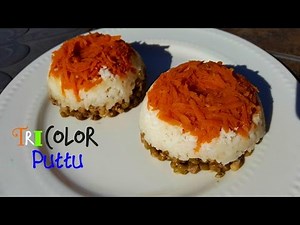 Tricolor puttu recipe(ENG Subtitles) |Republic Day India special