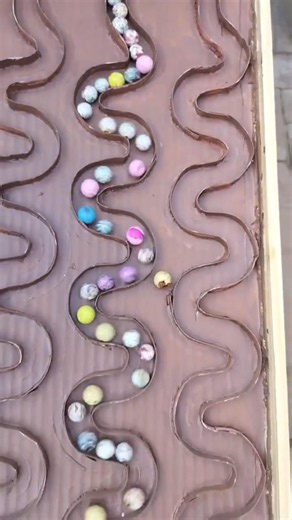 Perfect Marble Movement on a Beautiful Track Setup#MarbleRun #Smooth #Satisfying #Relaxing