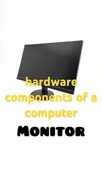 hardware🖥🖱⌨️ components of a computer🖥 || #hardware #components #of a #computer 🖥||
