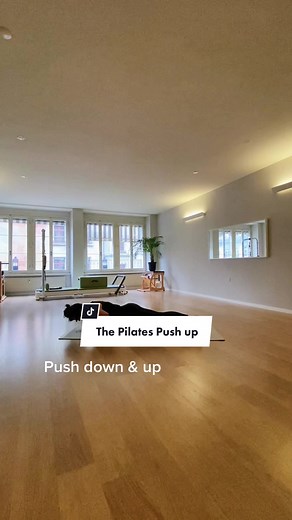 PILATES PUSH UP #pilates #pilatesexercises #pilatesexercise #pilatesgirl #pilatestiktok #pilatesworkout #pilatesbern #pilateszürich #pilateszurich #pilatesschweiz #pilatesstudio