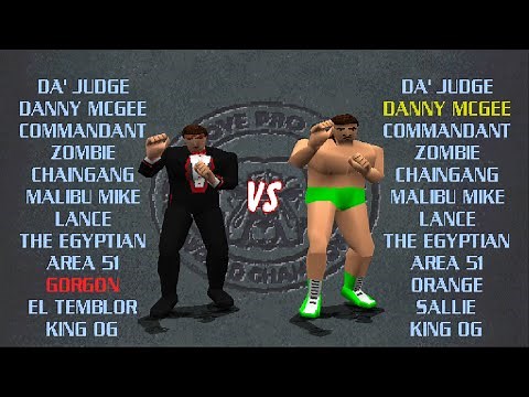 Power Move Pro Wrestling All Characters [PS1]