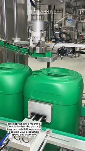 Automatic Plastic Tank Cap Installing Machine