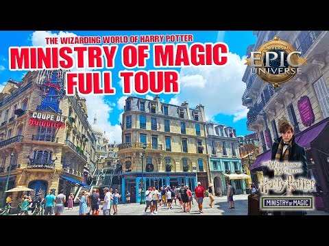 Ministry of Magic Full Tour at Epic Universe | Wizarding World of Harry Potter (Sept 2025) [4K]