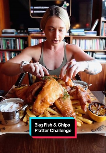 3kg Fish and Chips Platter Challenge in 45 Minutes
