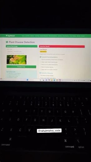 AgriHub 2026 🌾 | AI-Based Smart Agriculture System Using Python | Final Year Project 2026 #shorts