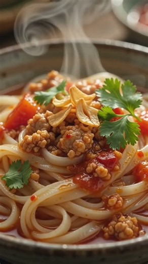 Traditional Shan Noodles 🍜✨ | ASMR Cooking #shorts
