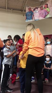 Baker and Emily Mayfield showed love to the kids at the Boys and Girls Club in Elyria. | cleveland.com