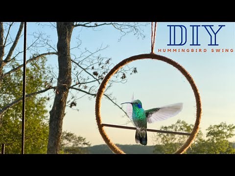 How to Make a Hummingbird Perch Swing
